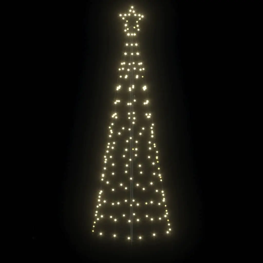 LED Christmas Tree Iron Frame 250cm Warm White Indoor Outdoor Decor