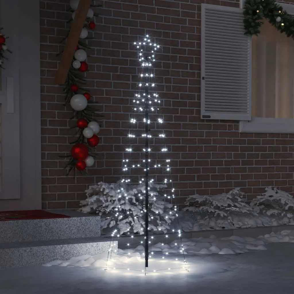 LED Christmas Tree Cool White 250cm Indoor Outdoor Festive Holiday Decoration