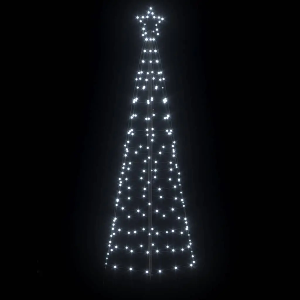 LED Christmas Tree Cool White 250cm Indoor Outdoor Festive Holiday Decoration
