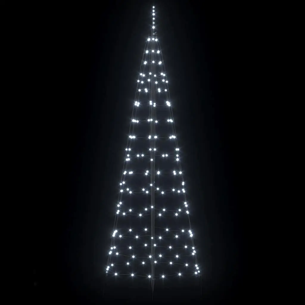 LED Christmas Tree Cool White 250cm Indoor Outdoor Festive Holiday Decoration