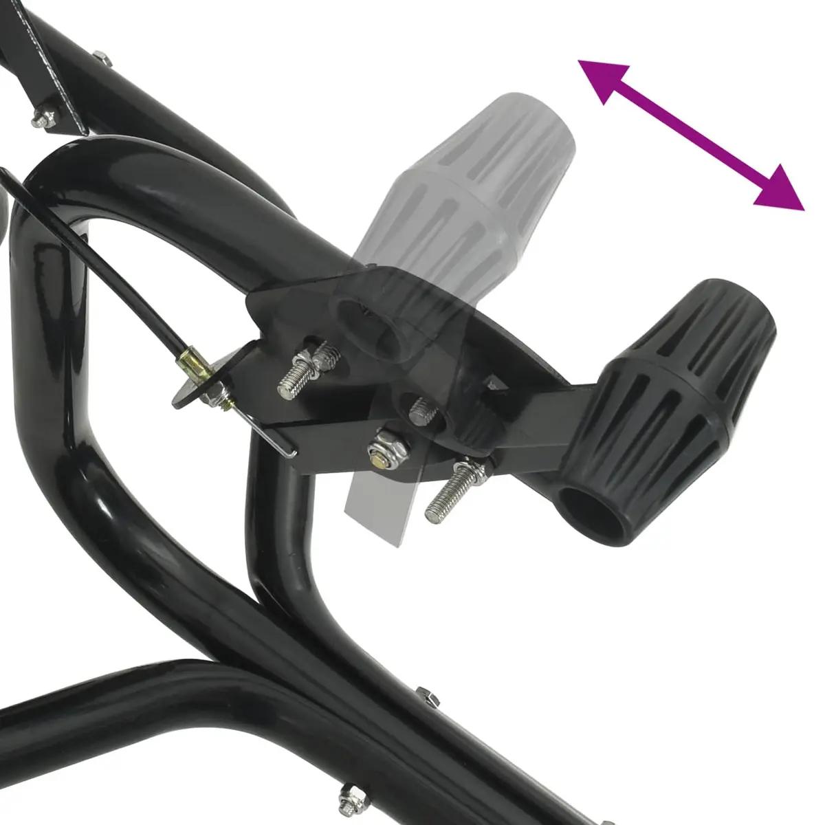 Black Spreader for Lawn and Garden Needs