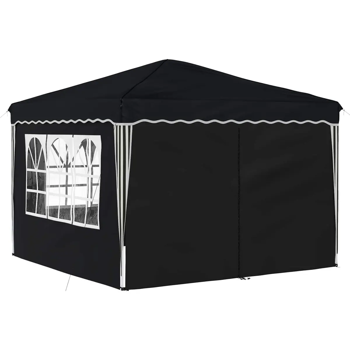 Outdoor Shelter Gazebo Anthracite Oxford Fabric 288x288x245cm Pop-up Party Tent