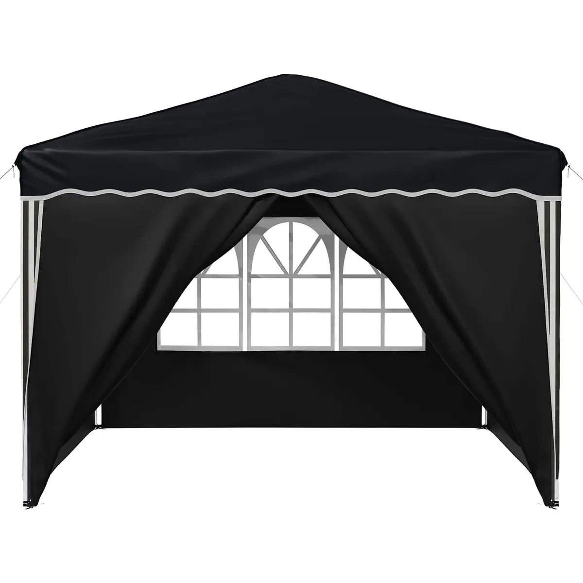 Outdoor Shelter Gazebo Anthracite Oxford Fabric 288x288x245cm Pop-up Party Tent