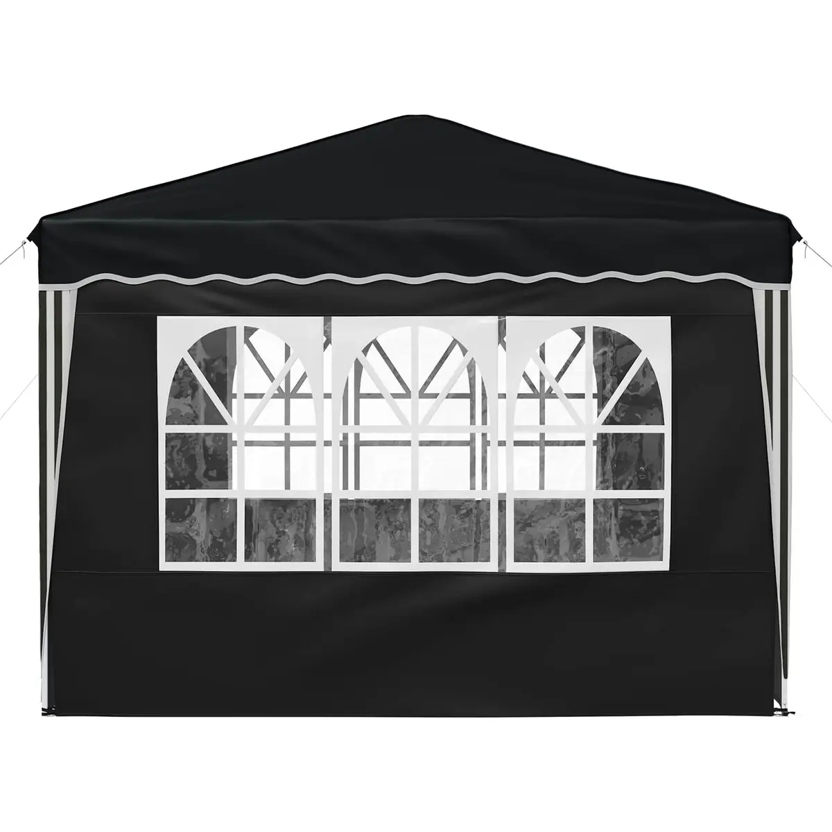 Outdoor Shelter Gazebo Anthracite Oxford Fabric 288x288x245cm Pop-up Party Tent