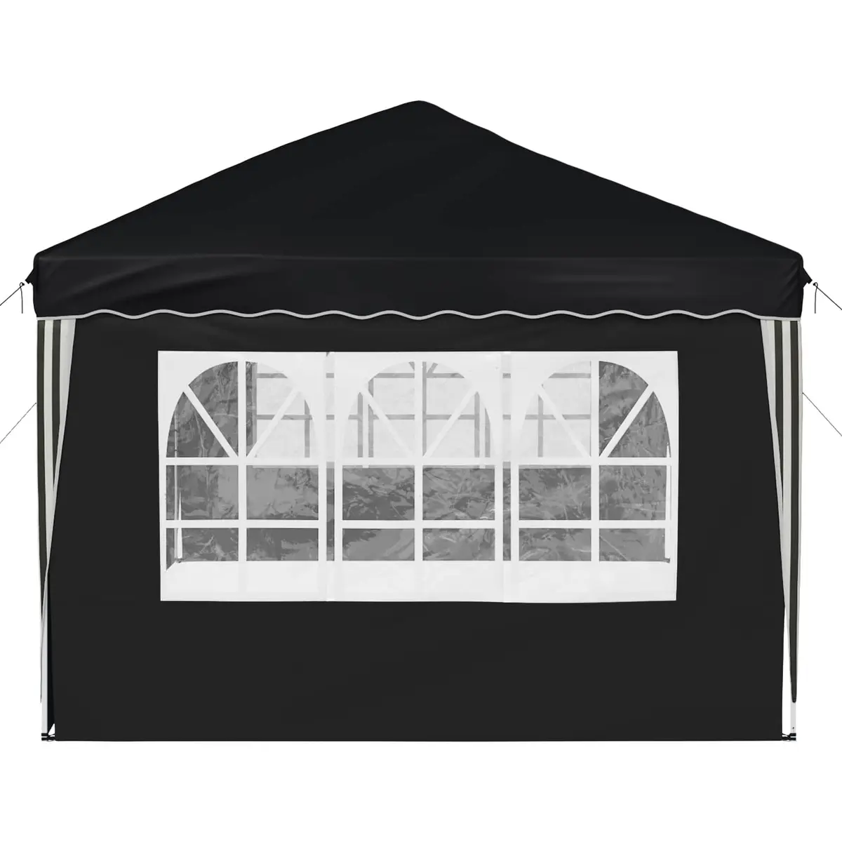 Pop-up Party Tent Steel 575x289x245cm Anthracite Outdoor Garden Canopy Gazebo