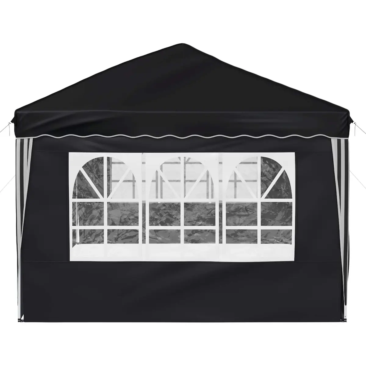 Pop-up Party Tent Steel 575 x 288 x 245 cm Anthracite Outdoor Canopy Height Adjustable