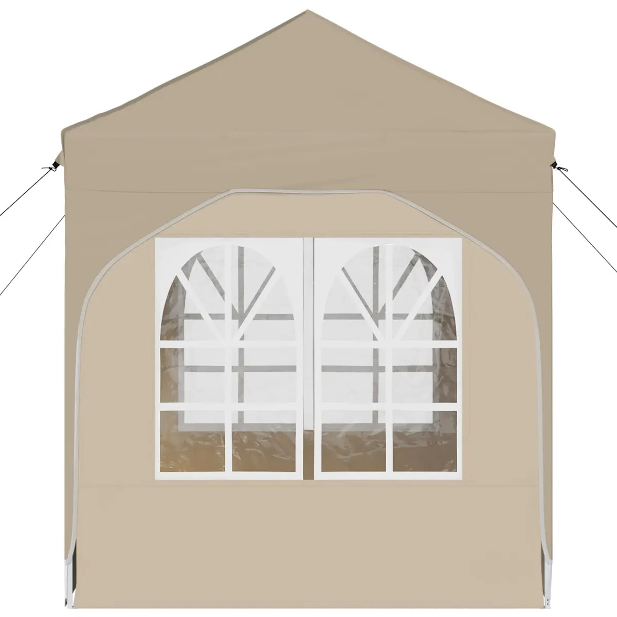 Pop-up Party Tent 210D Oxford 192x192cm Waterproof UV Resistant Cream
