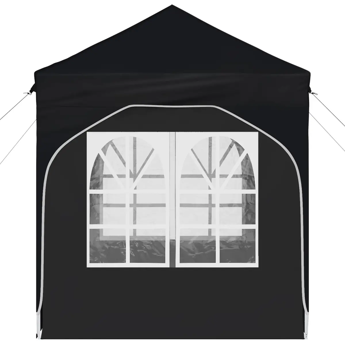 Pop-up Party Tent 210D Oxford Waterproof UV-Resistant 192x192cm Anthracite