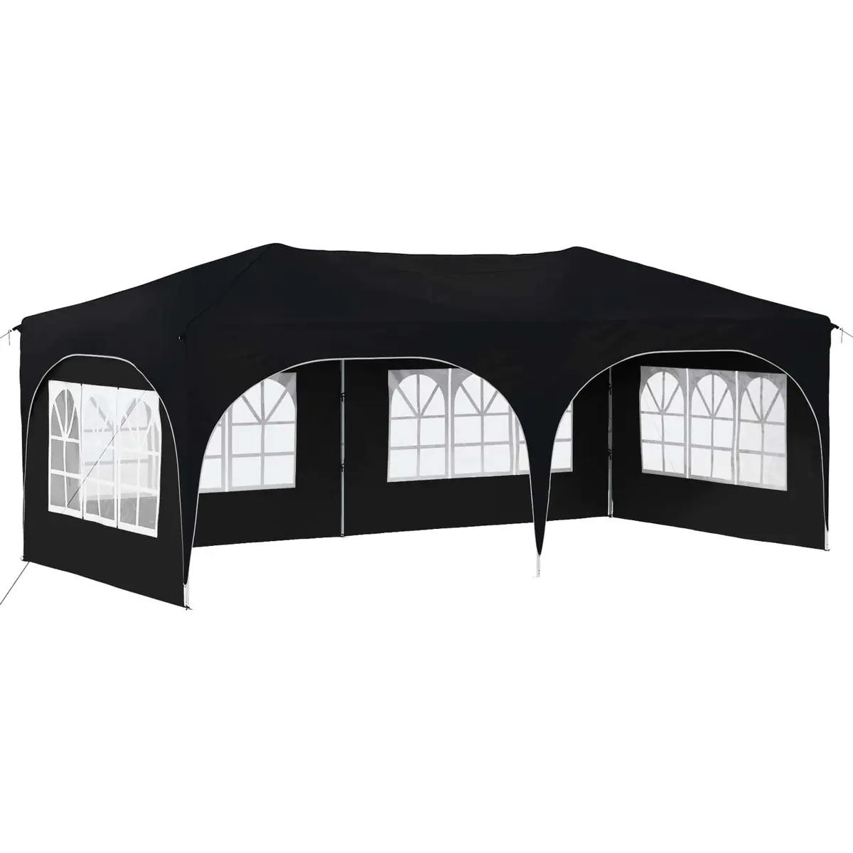Pop-up Party Tent Oxford Fabric 575 x 288 x 245 cm Anthracite