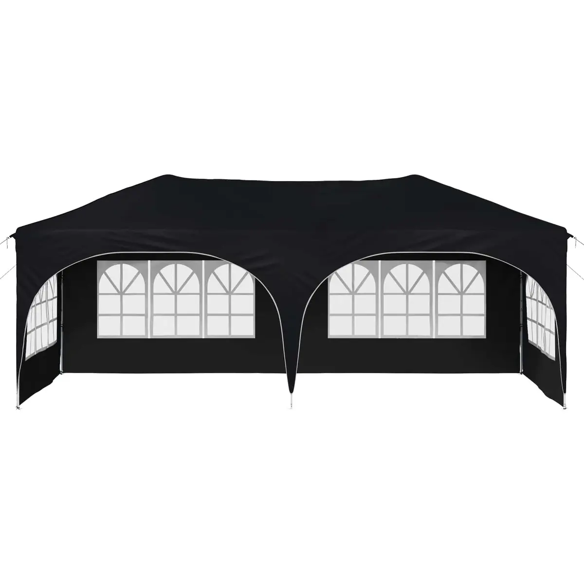 Pop-up Party Tent Oxford Fabric 575 x 288 x 245 cm Anthracite