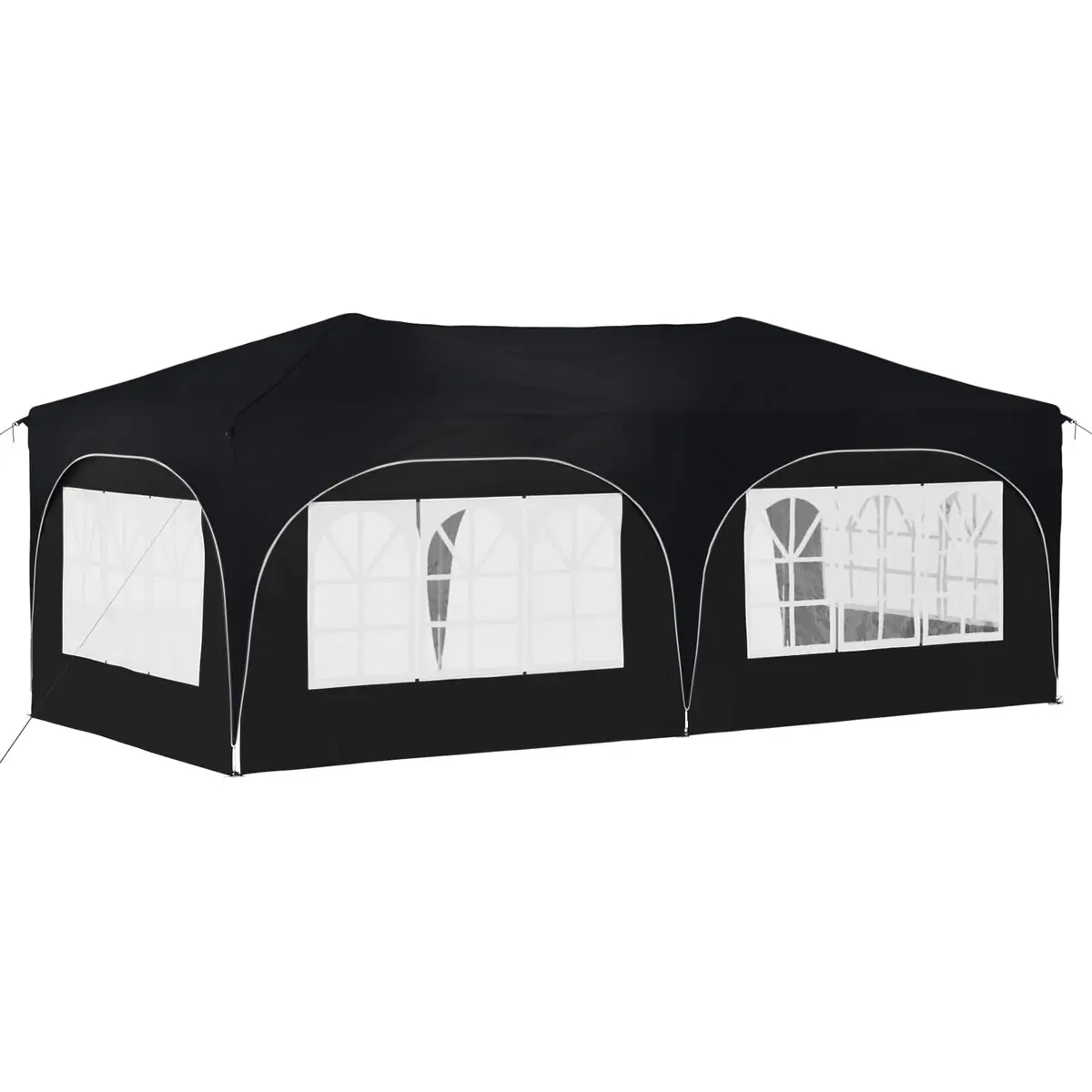 Pop-up Party Tent Oxford Fabric 575 x 288 x 245 cm Anthracite