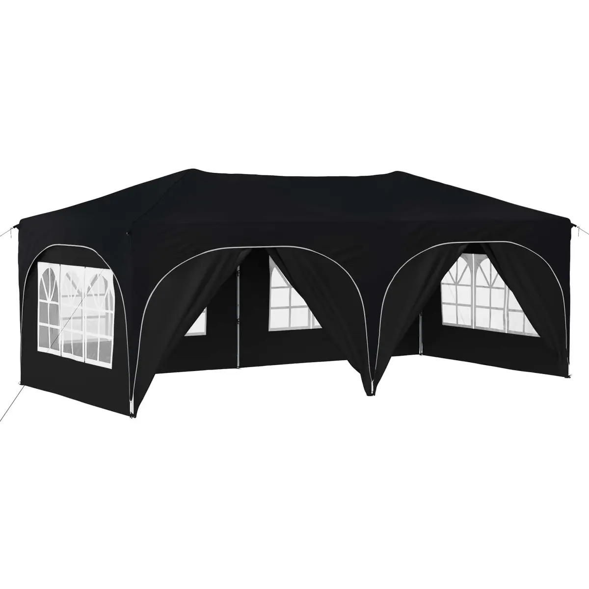 Pop-up Party Tent Oxford Fabric 575 x 288 x 245 cm Anthracite