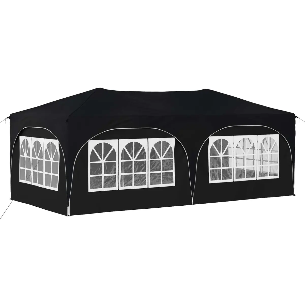 Pop-up Party Tent Oxford Fabric 575 x 288 x 245 cm Anthracite