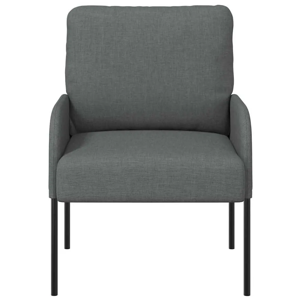 Modern Grey Sofa with Cushion 55cm Plywood Base Living Room Furniture
