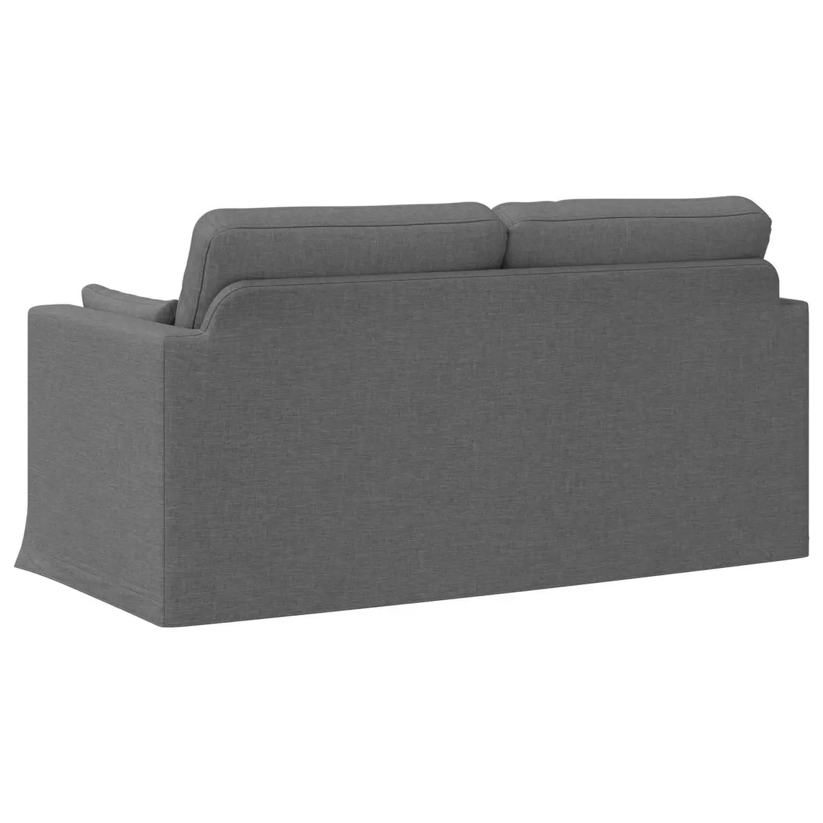 Grey Fabric Sofa 158cm Modern Living Room Couch Modular Seating Lounge Chair
