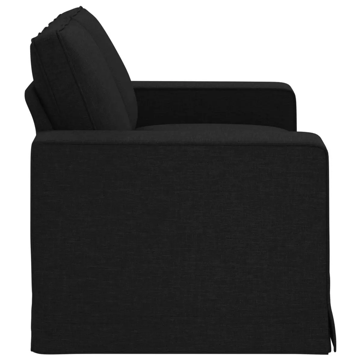 Modern Modular Sofa Black Lounge Seating Contemporary Living Room Furniture