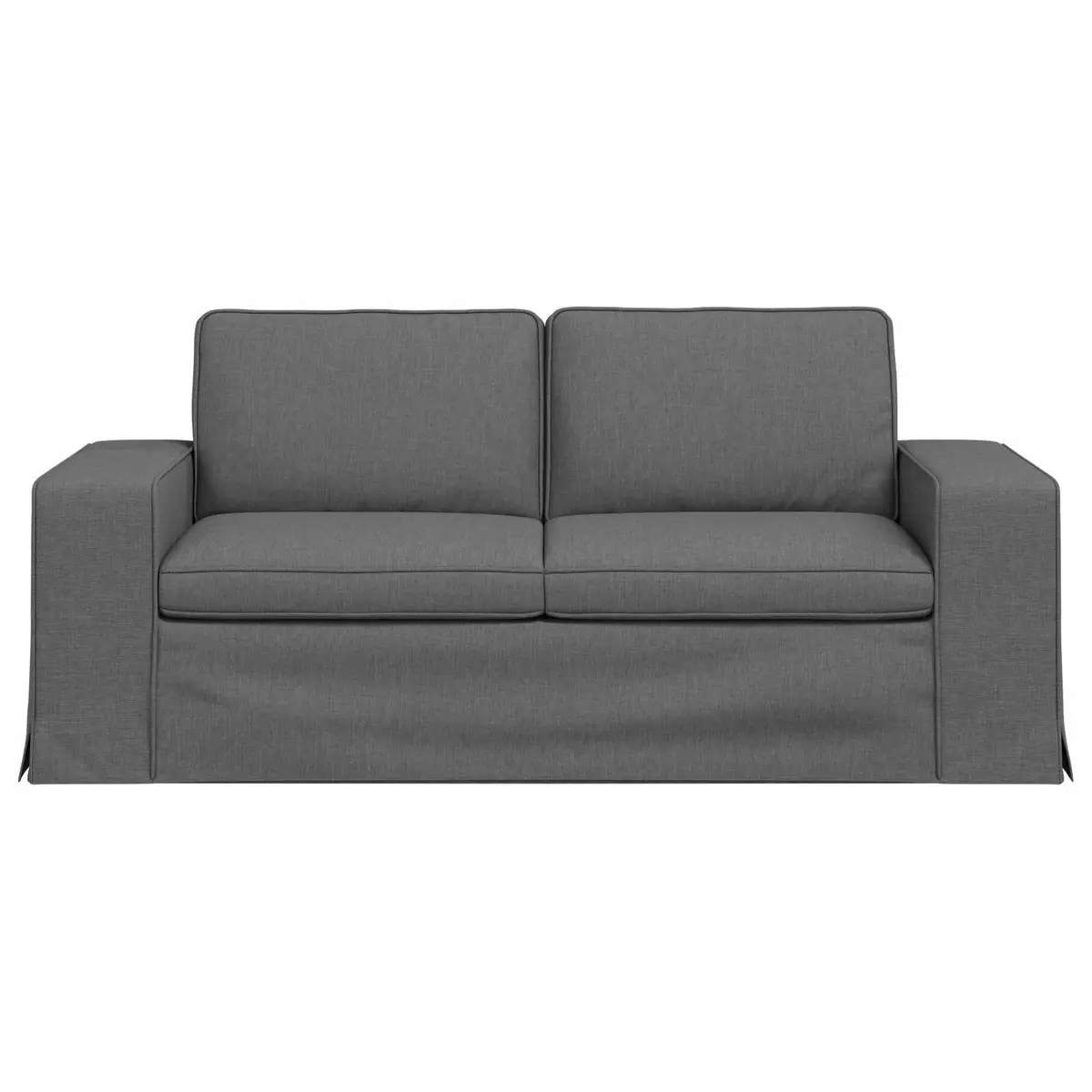 Sofa Modular Dark Grey Fabric Sectional Couch Adjustable Living Room