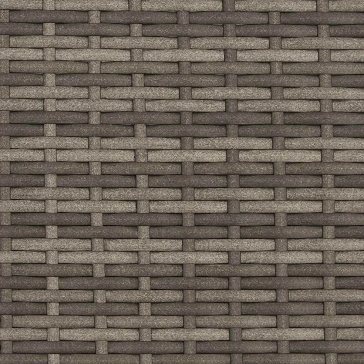 Garden Footstool Outdoor Indoor Seating 2 Piece Set Grey Rattan Frame Removable