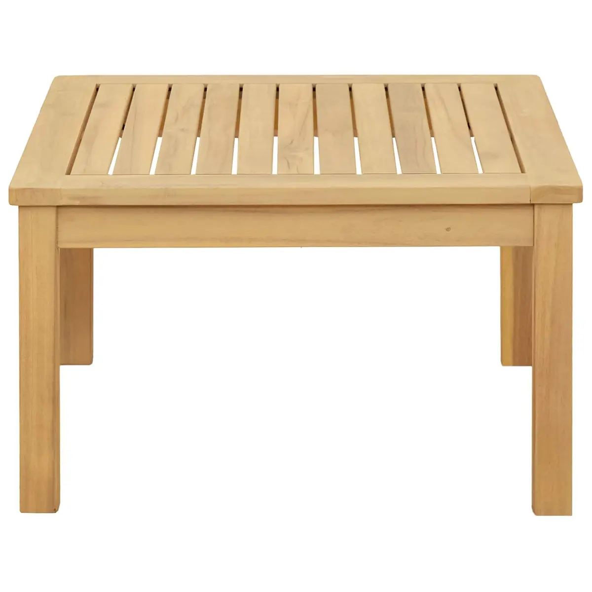 Coffee Table Solid Acacia Wood Brown 60x60x36cm Rustic Indoor Outdoor Furniture