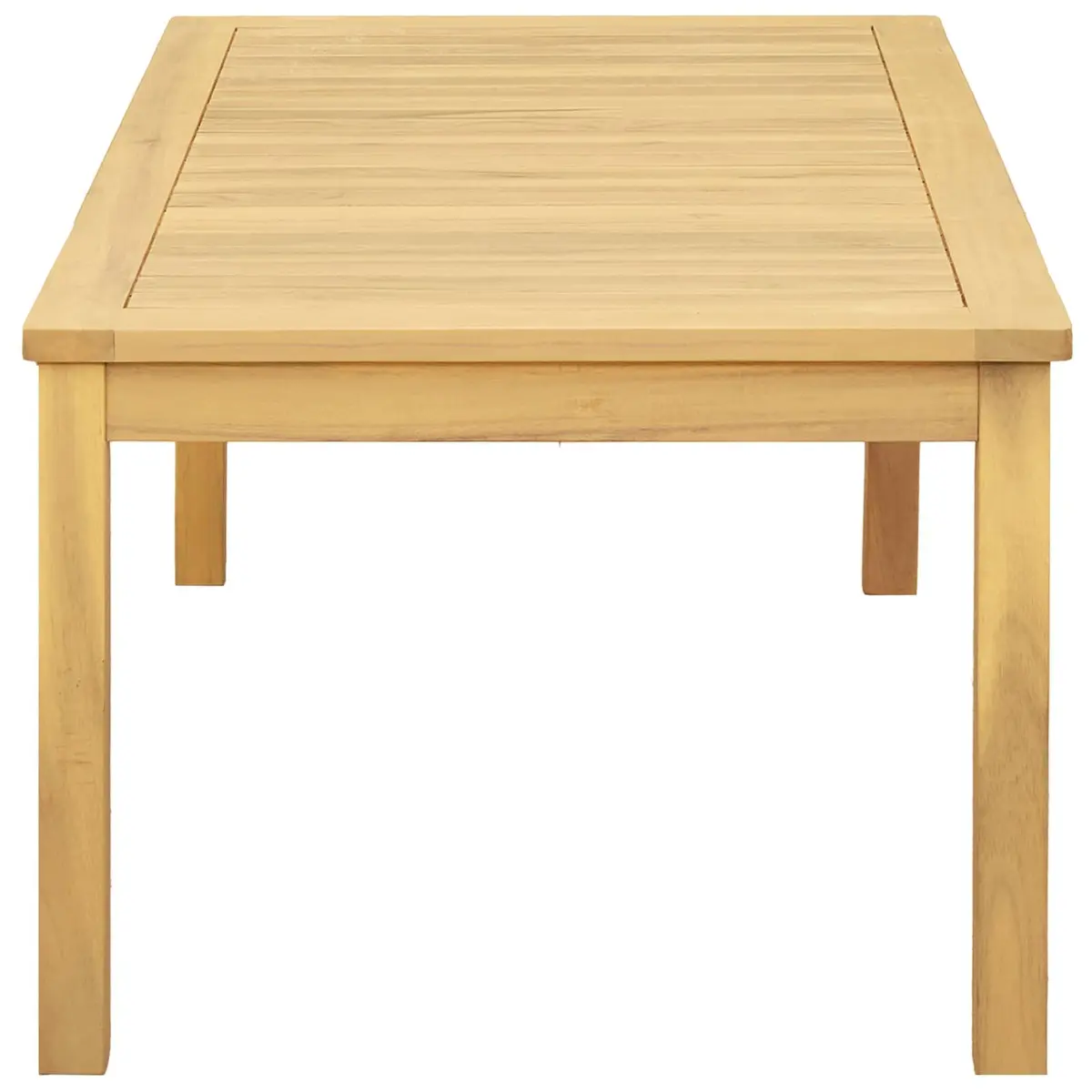Solid Acacia Wood Coffee Table 110 x 60 x 45 cm Brown