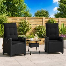 Ideal for Relaxing in Your Garden: 2-Piece Chair Set