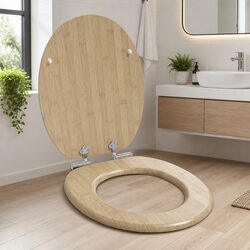 Perfect Fit Soft-Close Toilet Seat for Everyday Use 44 x 38 cm