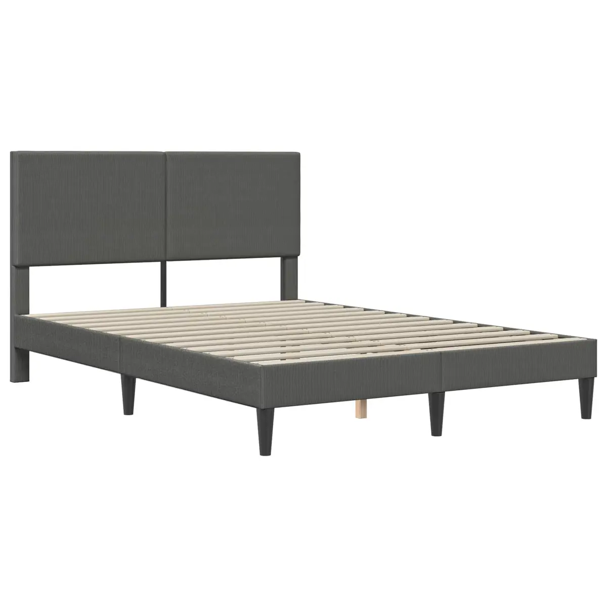 Bed Frame with Corduroy Headboard for Every Bedroom