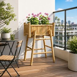 Perfect Bamboo Planter for Your Patio and Balcony