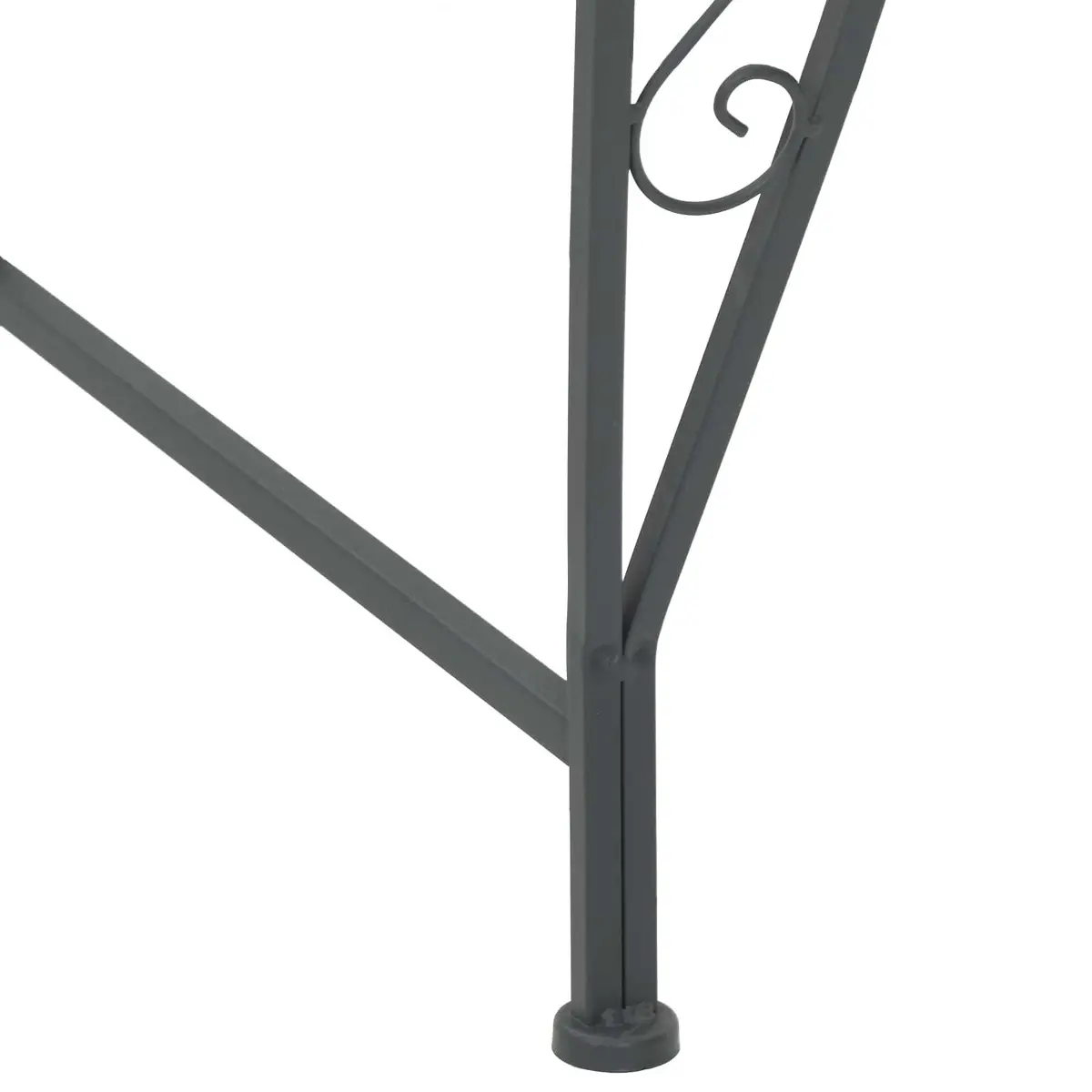 8-Seater Round Tree Bench Steel Ø 160 x 89 cm Grey