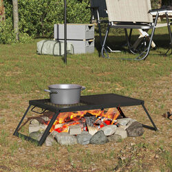 Practical Foldable Grill for Outdoor Settings