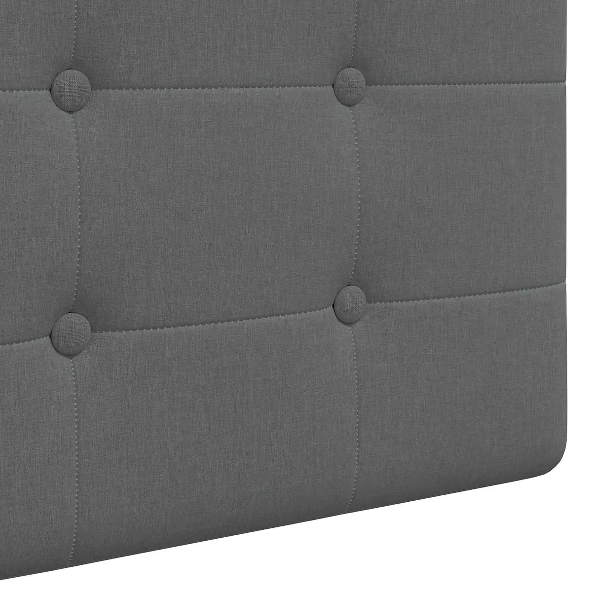 Hanging Headboard Grey Fabric Wall Mount Bedroom Upholstered Modern Decor