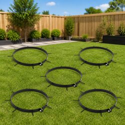 Effortless Aeration with 5 Steel Lawn Clamps