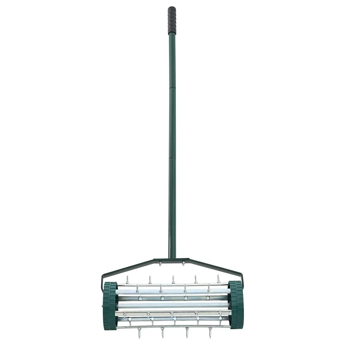 Lawn Roller Steel Frame 127.5cm Green Outdoor