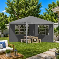 Versatile Grey Party Tent Sidewalls for Every Event