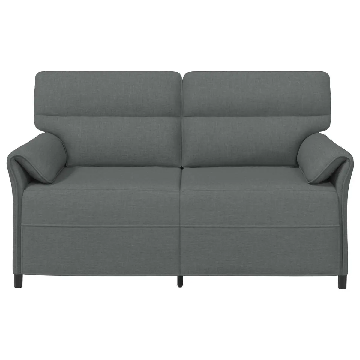 Sofa Metal Frame Foam Cushioned Grey