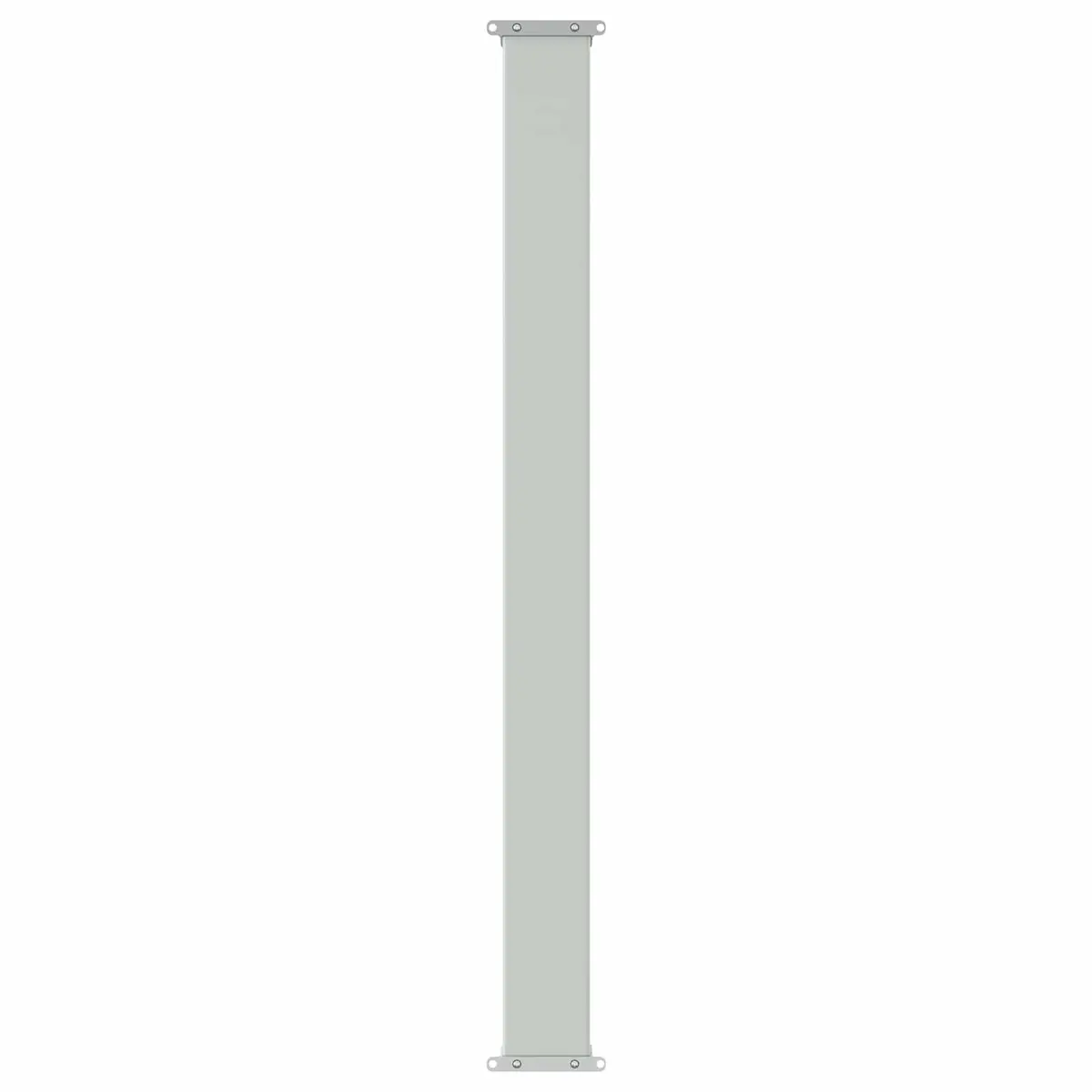 Retractable Side Awning Polyester Fabric 500 x 100 cm Anthracite Steel Frame