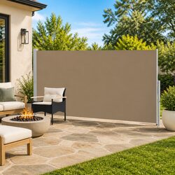 Functional Retractable Side Awning for Home Use 220 x 500 cm