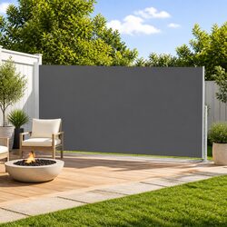 Ideal Retractable Awning for Privacy on Patios and Gardens 180 x 600 cm