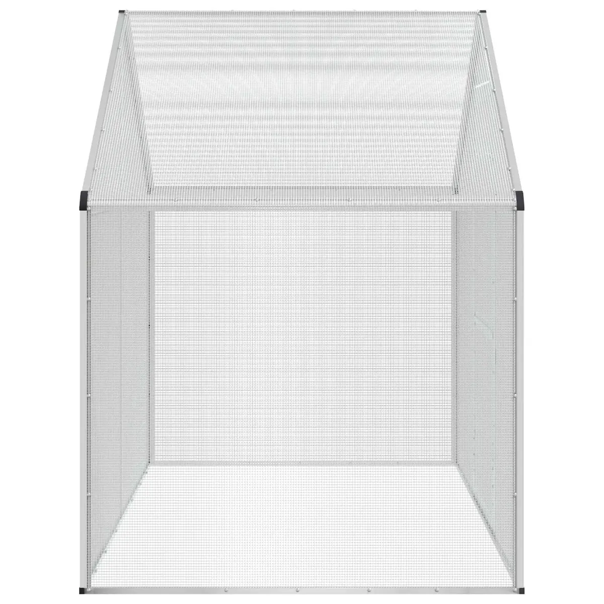 Large Weatherproof Outdoor Bird Cage Aluminium Silver Welded Wire Mesh Aviary