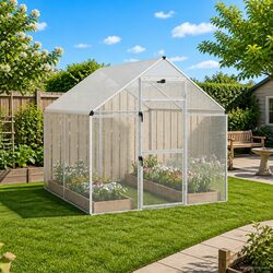 Practical Outdoor Bird Cage 181.5 x 221 x 173.5 cm for Gardens