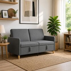 Versatile Dark Grey Sofa for Any Room