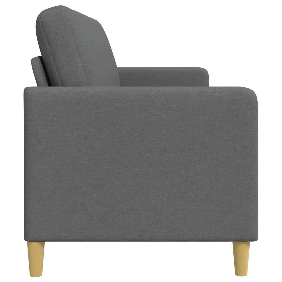 Dark Grey Storage Sofa 152cm Modern Lift-Up Seat Living Room Furniture