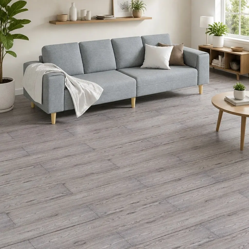 Self-Adhesive PVC Flooring Planks 18 Pieces Dark Grey Indoor Floor Covering