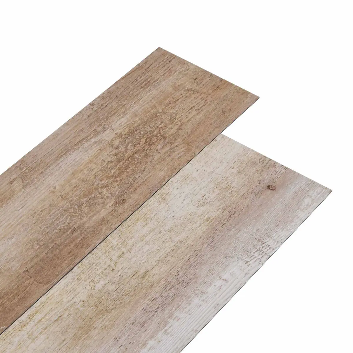 Self-Adhesive PVC Flooring Planks Indoor 5.02 m² Wood Washed Brown