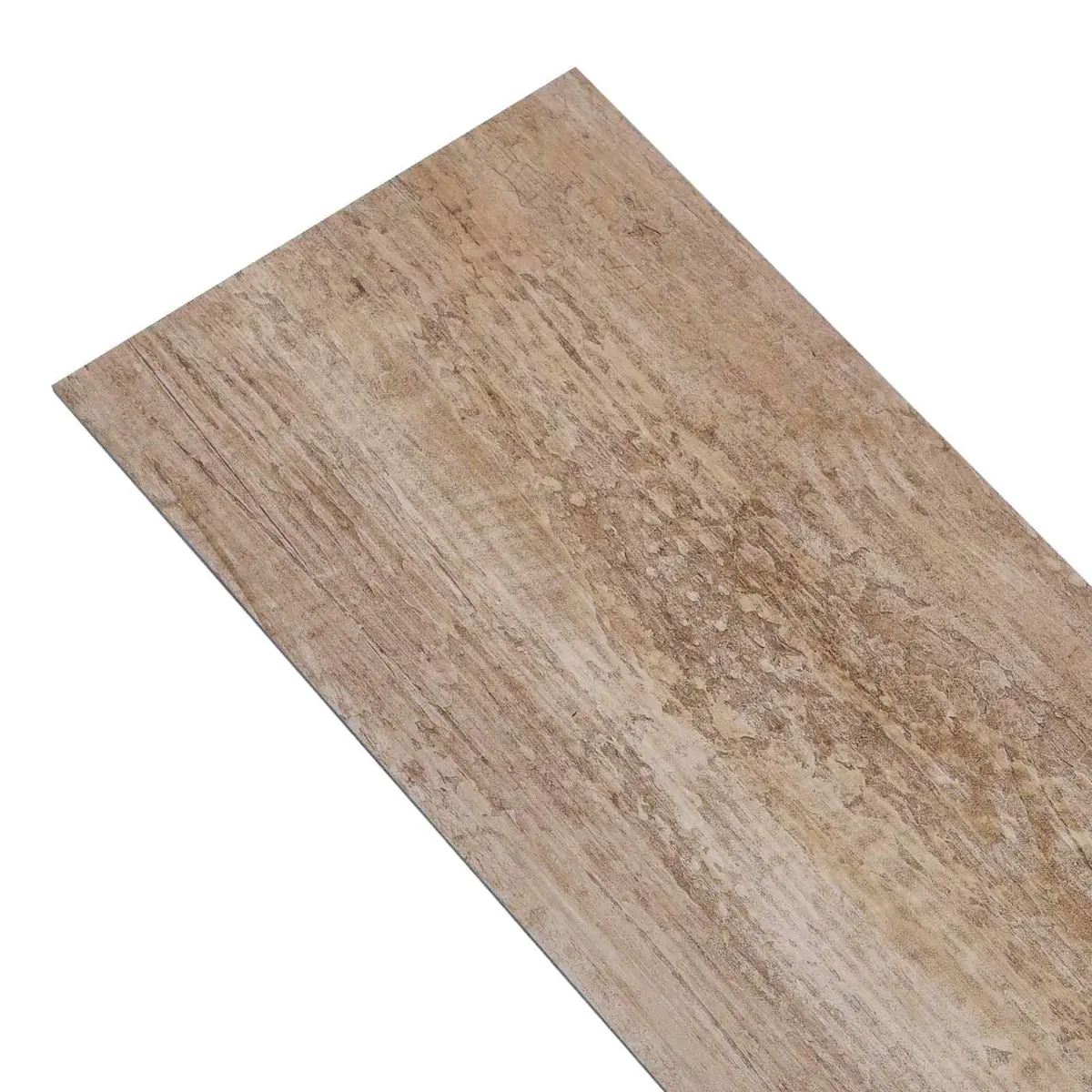 Self-Adhesive PVC Flooring Planks Indoor 5.02 m² Wood Washed Brown