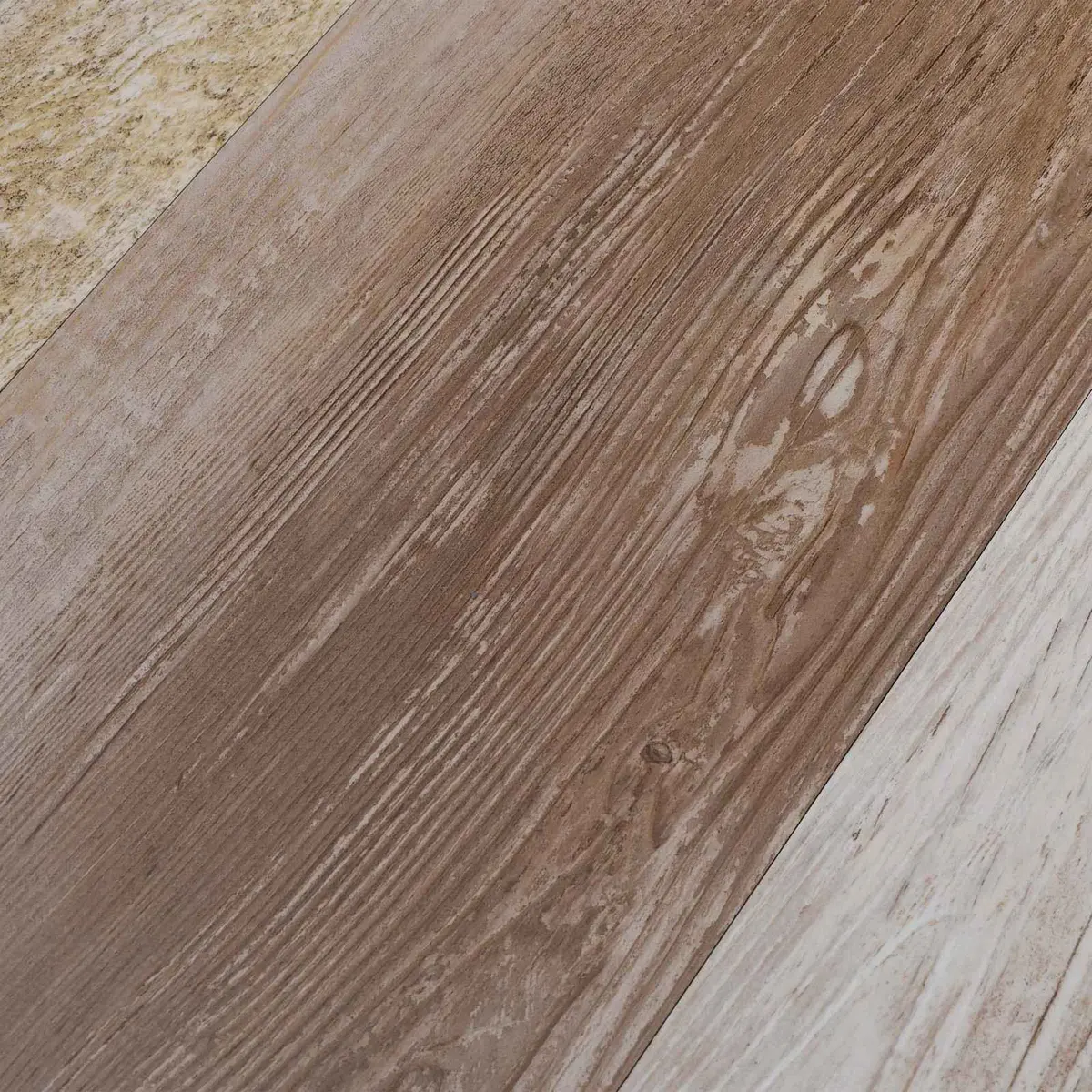 Self-Adhesive PVC Flooring Planks Indoor 5.02 m² Wood Washed Brown