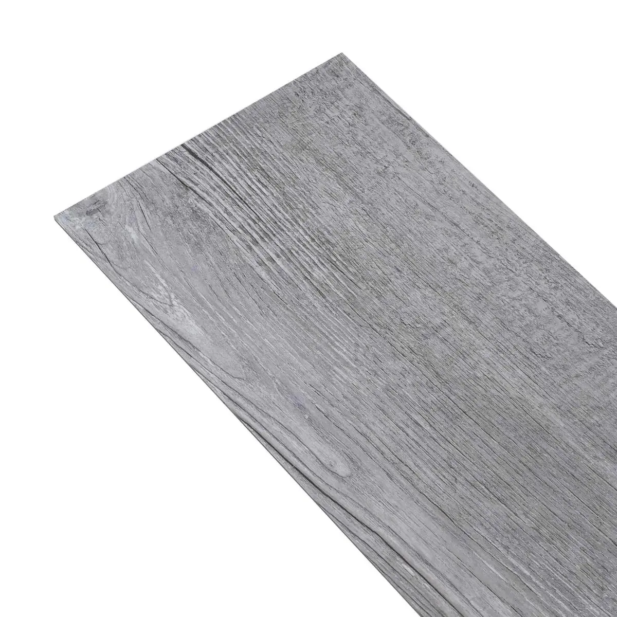 PVC Flooring Planks Self-Adhesive Indoor 5.02m² Grey Wood Effect
