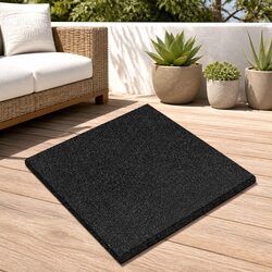 Practical Black Fall Protection Tiles for Any Outdoor Area