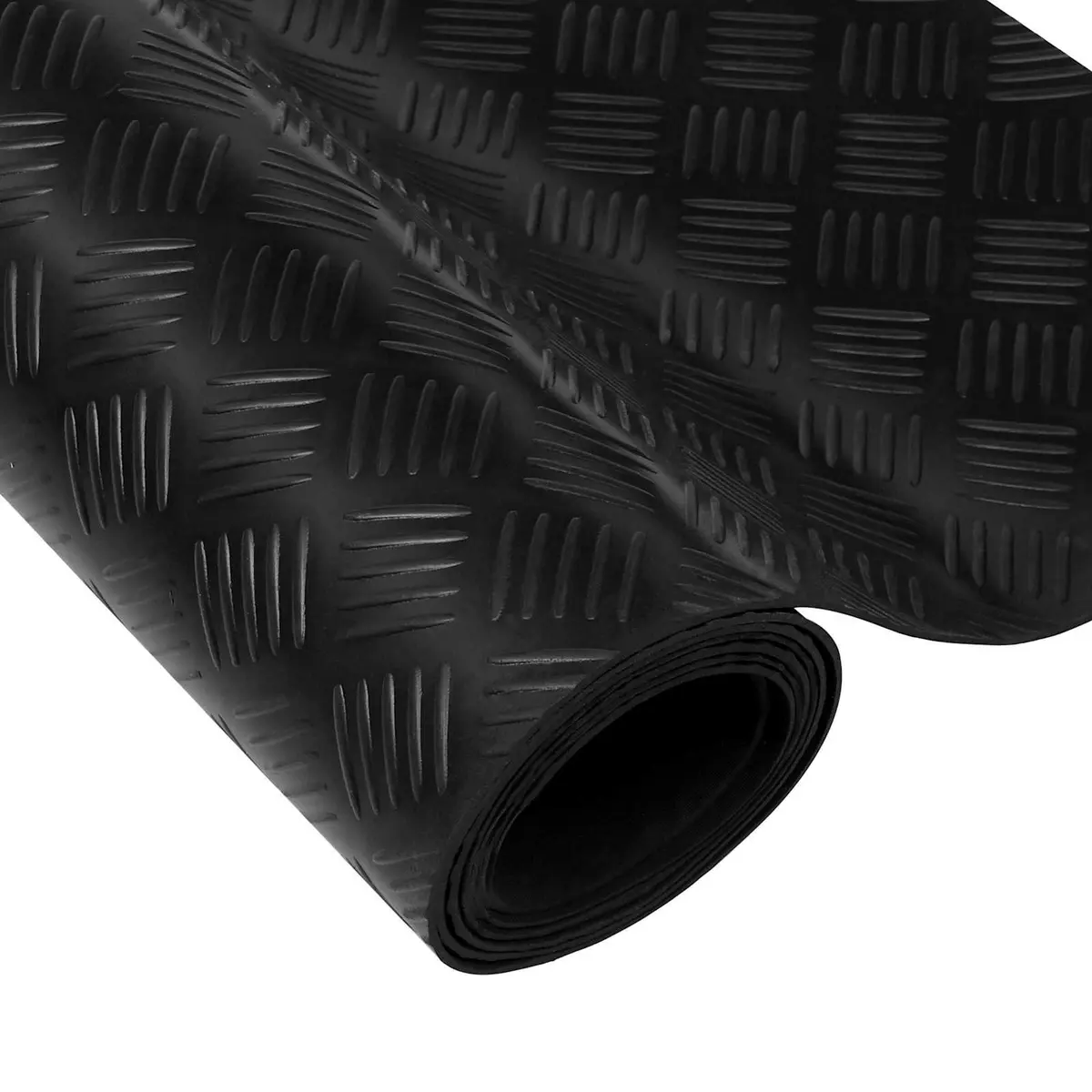 Black Rubber Mat for Home and Garden Use