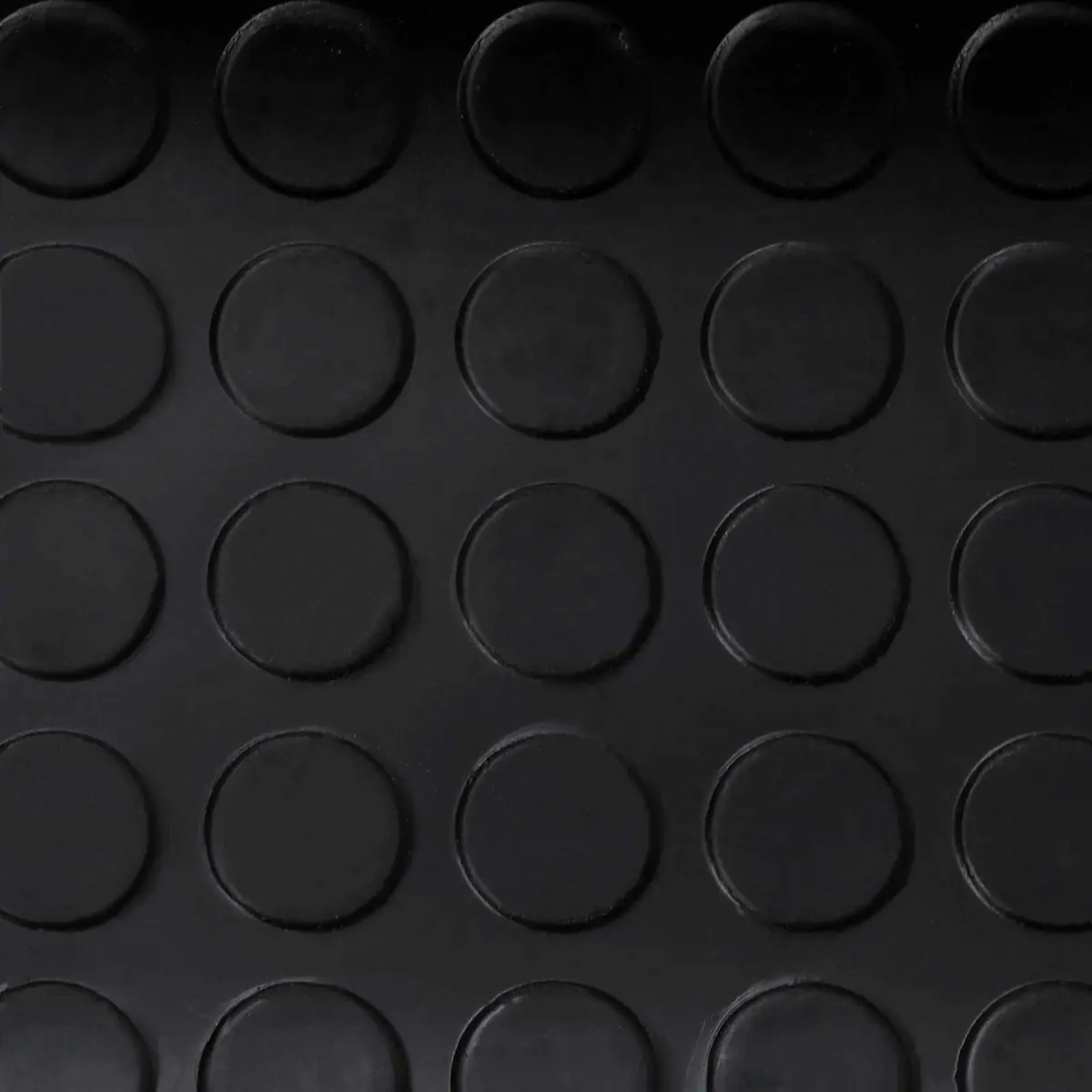 Flexible Rubber Mat 1 x 2 m Black Durable Indoor Outdoor Protection